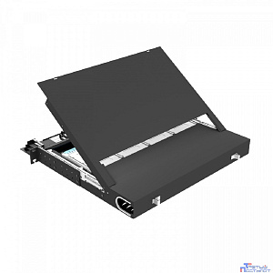 NTSS Кросс распределительный стоечный выдвижной 19” NTSS PREMIUM RRDC 1U, 12 CSM MTP кассет, черный NTSS-RsFOB-PM-1U-CSM-12-MTP-BL