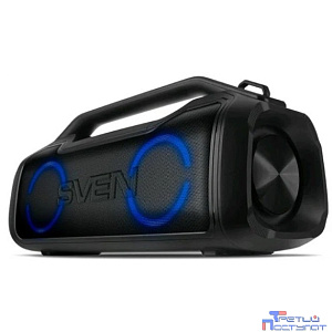 SVEN PS-390, черный (50 Вт, Waterproof (IPx5), TWS, Bluetooth, microSD, 2х3600мАч)