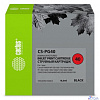 Cactus PG-40 Картридж для Canon Pixma iP1200/1800/1900/2200/2500/2600/MP140/210/450/470/MX300, черный