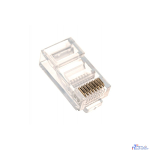 Cablexpert Разъем (коннектор) RJ-45 (8P8C) универсальный кат.5e, контакты 6 микрон, 100шт, пакет (PLUG3UP6/5)
