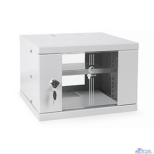 Cabeus WSC-4U Шкаф телекоммуникационный настенный 10" 4U 326x300x225mm (ШхГхВ) дверь стекло