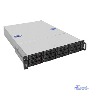 Exegate EX293406RUS Серверный корпус ExeGate Pro 2U660-HS12 <RM 19", высота 2U, глубина 660, БП 2U-800ADS, 12xHotSwap>