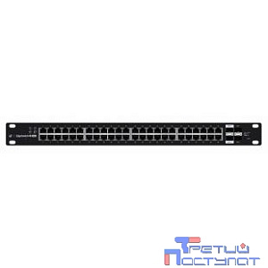 UBIQUITI ES-48-500W PoE-коммутатор в стойку, 48х 1G RJ45, 2x SFP, 2x SFP+, раздача 436 Вт
