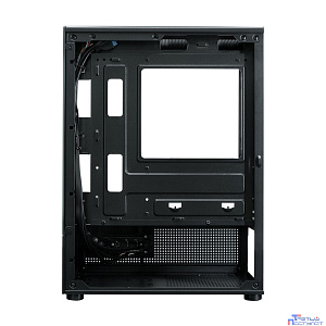 Корпус XASTRA Q300M 3FRGB Black mATX/Aquarium/Screewless/ 3x120mm FRGB FC fans/ Q300M-3FC12F