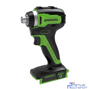 Greenworks G24IW200 Гайковерт ударный аккумуляторный, 24V, 200 Нм, бесщеточный, без АКБ и ЗУ [3803607]