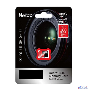 Micro SecureDigital 128GB Netac MicroSD P500 Extreme Pro, Retail version card only (NT02P500PRO-128G-S)