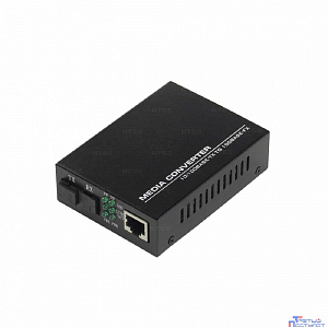 NTSS WDM медиаконвертер NTSS с RJ45 портом 10/100Base-T и 10/100Base-FX с разъемом SC, рабочая длина волны (передача/прием) 1550/1310 нм, SM, дальность до 20 км, DC 5В 2A NTSS-120B