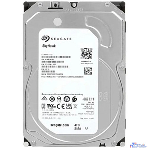 4TB Seagate Skyhawk (ST4000VX015) {Serial ATA III, 5400 rpm, 256mb, для видеонаблюдения}