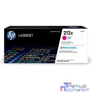 Картридж лазерный HP 212X W2123X пурпурный для HP CLJ Enterprise M554/M555