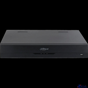 DAHUA DHI-NVR4416-EI 16-канальный IP-видеорегистратор 4K, H.265+ и ИИ , видеоаналитика, входящий поток до 256Мбит/с, 4 SATA III до 16Тбайт