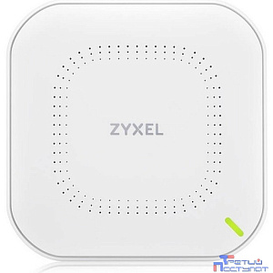 Точка доступа/ Точка доступа Zyxel NebulaFlex NWA50AX PRO, WiFi 6, 802.11a/b/g/n/ac/ax (2,4 и 5 ГГц), MU-MIMO, антенны 3x3, до 575+2400 Мбит/с, 1xLAN 2.5GE, PoE, без поддержки Captive portal и WPA-Ent