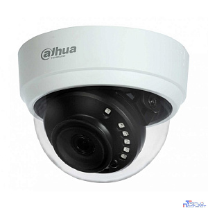 DAHUA DH-HAC-D1A51P-0360B-S2 Купольная HDCVI-видеокамера 5Мп, 1/2.7” CMOS, объектив 3.6мм, ИК 20м, корпус: пластик