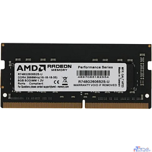 AMD SO-DIMM DDR4 8Gb PC21300 2666MHz CL16 AMD 1.2V OEM (R748G2606S2S-U)