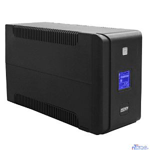 ИБП HIDEN EXPERT ULS1500C 1500ВА/900Вт {Линейно-интерактивный, 4xSchuko+2xIEC C13 LCD, USB, встроенные АКБ 2x12B/9Ач}
