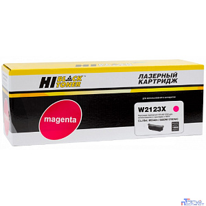Hi-Black Картридж Hi-Black (HB-W2123X) для HP CLJ Enterprise M554dn/555DN/555x/578f/578DN, M, 10K, б/ч