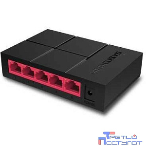 Mercusys MS105G Настольный коммутатор с 5 портами 10/100/1000 Мбит/с