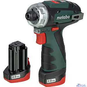 Metabo PowerMaxx BS Безударная дрель-шуруповерт [600984000] { 10.8В 2х2.0,LC40,патр,коробк }
