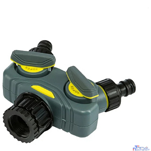Rexant (62-0223-F) Разветвитель 2-х канальный на кран 1/2"-3/4"