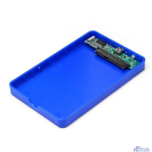 Gembird EE2-U2S-40P-B Внешний корпус 2.5" Gembird EE2-U2S-40P-B, синий, USB 2.0, SATA, пластик
