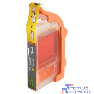 Cactus CS-CLI8Y Картридж струйный для Canon Pixma MP470/MP500/MP510/MP520/MP530/MP600/MP800/MP810/MP830/MP970/iP3300/iP3500/iP4200/5200/5300/6600D/6700D/MX700/850/iX4000/5000/9000, жёлтый 12 мл.