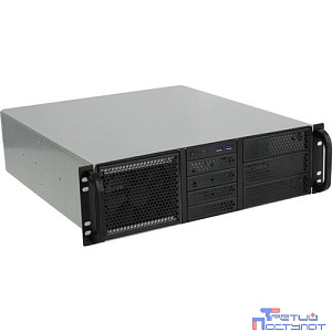 Procase RE306-D3H9-C-48 Корпус 3U server case,3x5.25+9HDD,черный,без блока питания,глубина 480мм,MB CEB 12"x10.5"