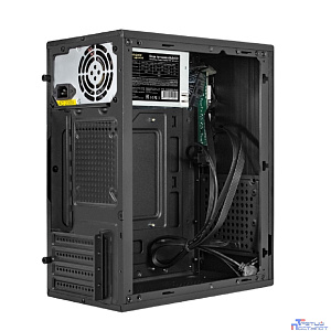 Exegate EX299068RUS Корпус Minitower ExeGate BAA-303MU-AAA450 (mATX, БП AAA450 с вент. 8см, 2*USB+1*USB3.0, HD Audio, черный)