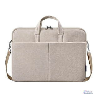 Defender Сумка для ноутбука Solid  15.6" PU кожа, бежевый, карман (26126)