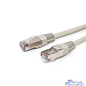 Filum FL-F5-3M Кабель патч-корд, F/UTP 5e cat. 3м, 26AWG(7x0.16 мм), омедненный алюминий (CCA), PVC, серый (873028)