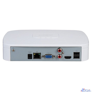 DAHUA DHI-NVR2108-I2 8-канальный IP-видеорегистратор 4K,  H.265+, видеоаналитика, входящий поток до 80Мбит/с, 1 SATA III до 10Тбайт