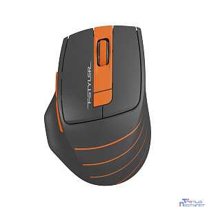 Мышь A4Tech Fstyler FG30S серый/оранжевый оптическая (2000dpi) silent беспроводная USB (6but)