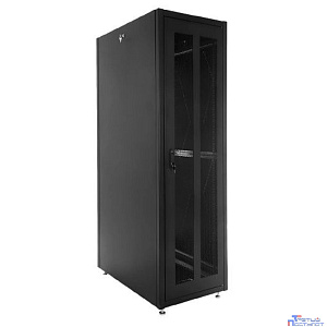 ЦМО Шкаф телекоммуникационный напольный ЭКОНОМ 42U (600 x 600) дверь перфорированная 2 шт., цвет черный (ШТК-Э-42.6.6-44АА-9005)