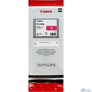 Canon PFI-320M Картридж  для Canon TM-200/TM-205/TM-300/TM-305, пурпурный. 300 мл