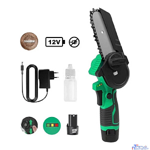 Zitrek GreenSaw 12 Пила цепная аккумуляторная [082-1859] { 12В, 1,5Ач Li-ion аккум. 2шт, ЗУ }
