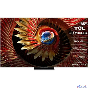 TCL 85" 85C8K QD-Mini LED Frameless черный 4K Ultra HD 144Hz DVB-T DVB-T2 DVB-C DVB-S DVB-S2 USB WiFi Smart TV