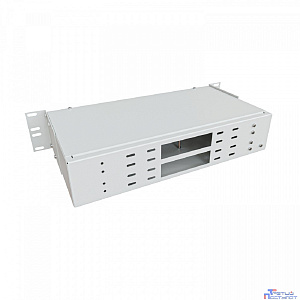 NTSS Кросс NTSS оптический 19'' укомплектованный 2U, 64 порта ST/UPC, 50/125 мкм (сплошная панель, сплайс-кассета 2шт, пигтейлы, КДЗС, адаптеры) серый RAL 7035 NTSS-RFOB-2U-64-ST/U-50-SP1.5G0AY