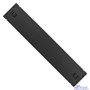 Exegate EX292880RUS Заглушка (фальш-панель) ExeGate FP19-2UM-TL (19" 2U, металлическая, быстросъемная, цвет черный, RTL)