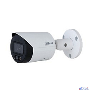 DAHUA DH-IPC-HFW2249SP-S-LED-0360B Уличная цилиндрическая IP-видеокамера FullColor 2Мп, 1/2.8” CMOS, объектив 3.6мм, видеоаналитика, микрофон, LED 30м, IP67, металл