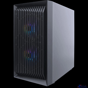 1STPLAYER BLACK.SIR BS-2 ARGB Black / mATX / 3x120mm ARGB fans / BS-2-BK-3F7