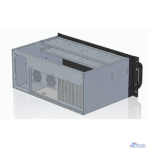 Procase 4U300-08 Корпус 4U server case,8HDD,черный,без блока питания PS/2 ATX,глубина 300мм, MB ATX 12"x9.6"
