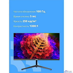 CBR LCD Монитор 27" ME-2709, IPS, FHD 1920x1080, 100Гц, Динамики 2*3W, 1*DP, 1*HDMI, внешний БП, FreeSync, черный, кабель HDMI 1.5м в комплекте, VESA крепление для миниПК [LCD-ME2709-OPC]