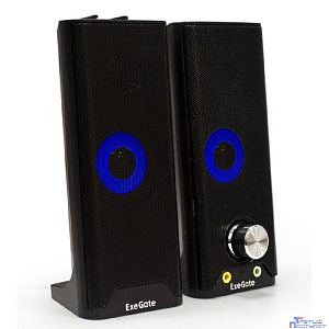 ExeGate Accord 280 (питание USB, Bluetooth, 2х3Вт (6Вт RMS), 60-20000Гц, цвет черный, RGB подсветка, с возможностью трансформации в саундбар, Color Box)