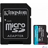 Micro SecureDigital 128Gb Kingston Canvas Go Plus UHS-I U3 A2 + ADP (170/90 MB/s) SDCG3/128GB