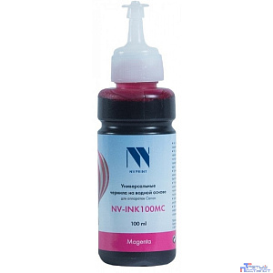 Чернила NV PRINT универсальные на водной основе NV-INK100MC для аппаратов Canon (100 ml) Magenta совместимые