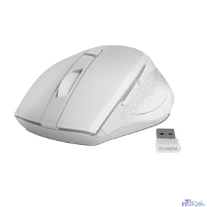 Мышь Sven RX-425W USB белый (SV-014469)