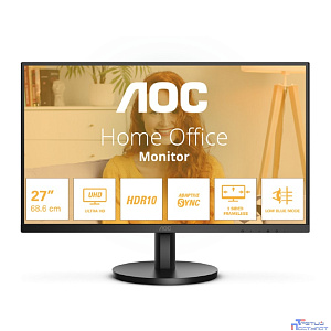 LCD AOC 27" U27B3M Black {VA 3840x2160 4ms 300cd 2xHDMI2.0}