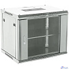 Шкаф коммутационный Rexant (04-0664-111) настенный 6U 600x450мм пер.дв.стекл металл 2 бок.пан. направл.под винты 60кг серый 230град. IP20 сталь