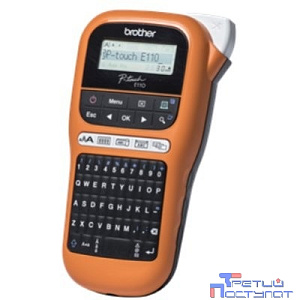 Brother P-Touch PT-E110VP  Ручная профессиональная электронная система для печати наклеек  PTE110VPR1