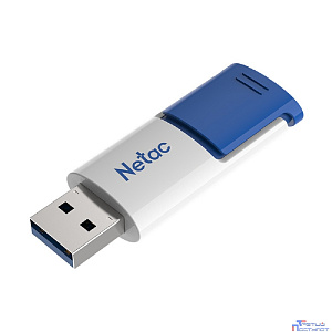 Netac USB Drive 32GB U182 Blue USB3.0 [NT03U182N-032G-32BL], выдвижной