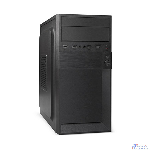 Exegate EX299175RUS Корпус Minitower ExeGate BAA-105-01-UNS400 (mATX, БП UNS400 с вент. 12см, 2*USB, аудио, черный)