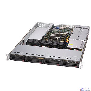 Supermicro AS -1014S-WTRT Корпус компьютерный 1U Single AMD EPYC™ 7002 Series Processor/8 DIMMs up to 2TB/2 PCI-E 4.0 x16/4 Hot-swap 3.5" SATA3/2x 10GBase-T LAN/2x 10GBase-T LAN
